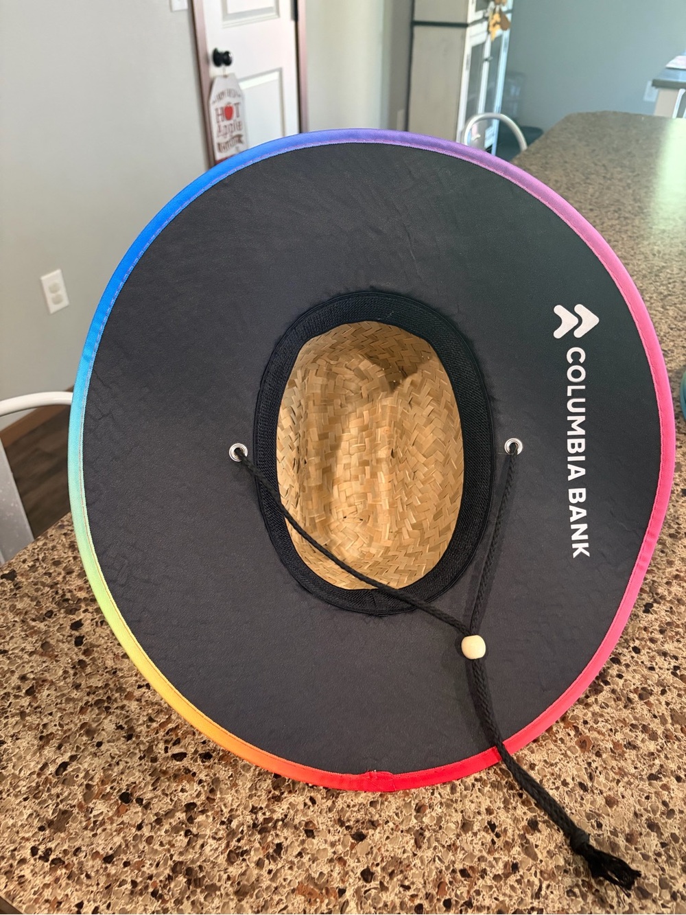 Seattle Sounders Pride Night Straw Hat Stadium Giveaway 8/16 New Never Worn - Picture 2 of 4